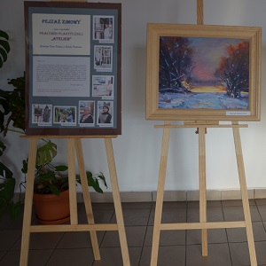 „Pejzaż zimowy” – wystawa prac powstałych w Pracowni Plastycznej „Atelier” w BDK